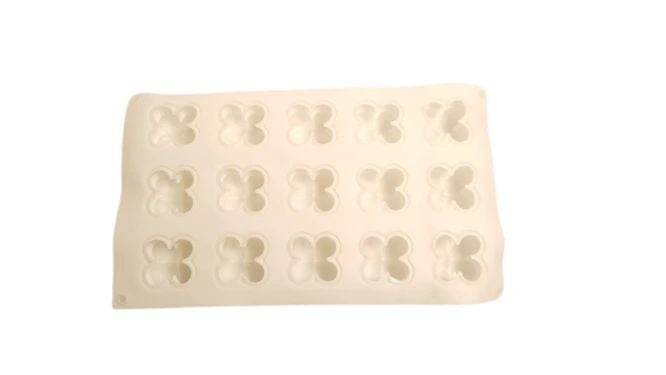 Silicone Candy Mold 15 Cavity White