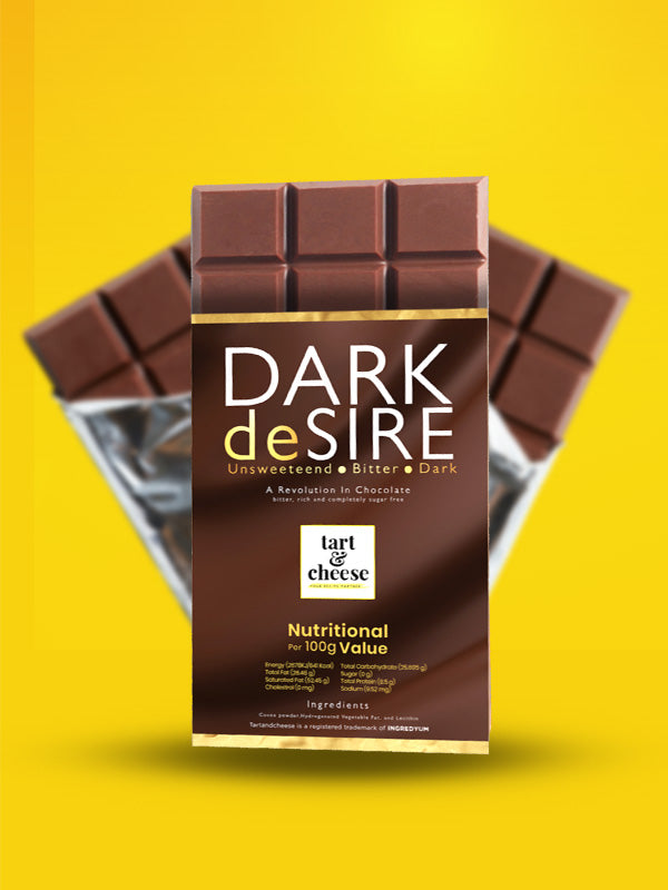 Chocolate Slab Dark Desire UNSWEETENED (500G)