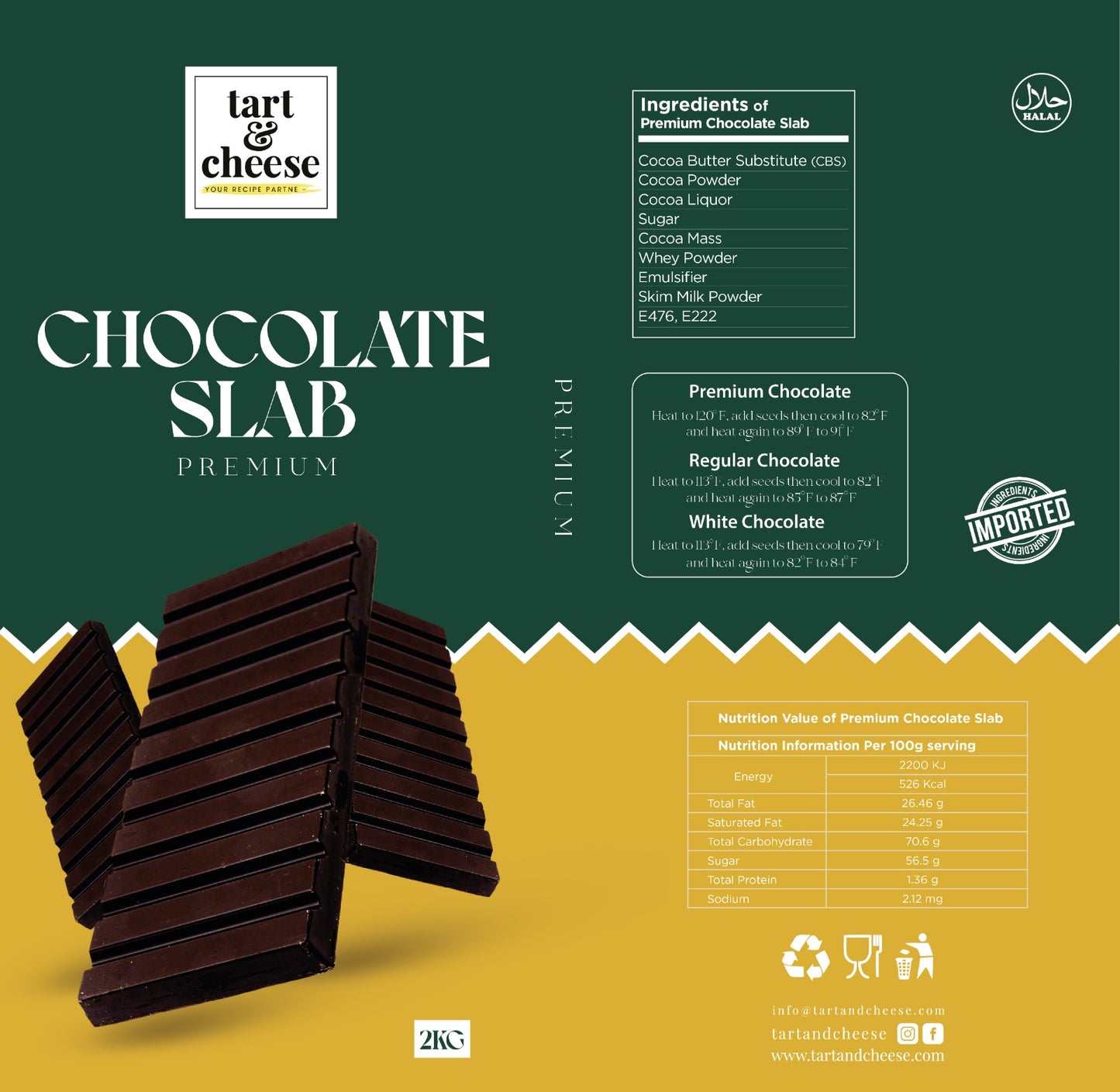 Chocolate Slab Premium (2 kg)