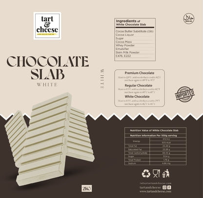 White Chocolate Slab (2 kg)