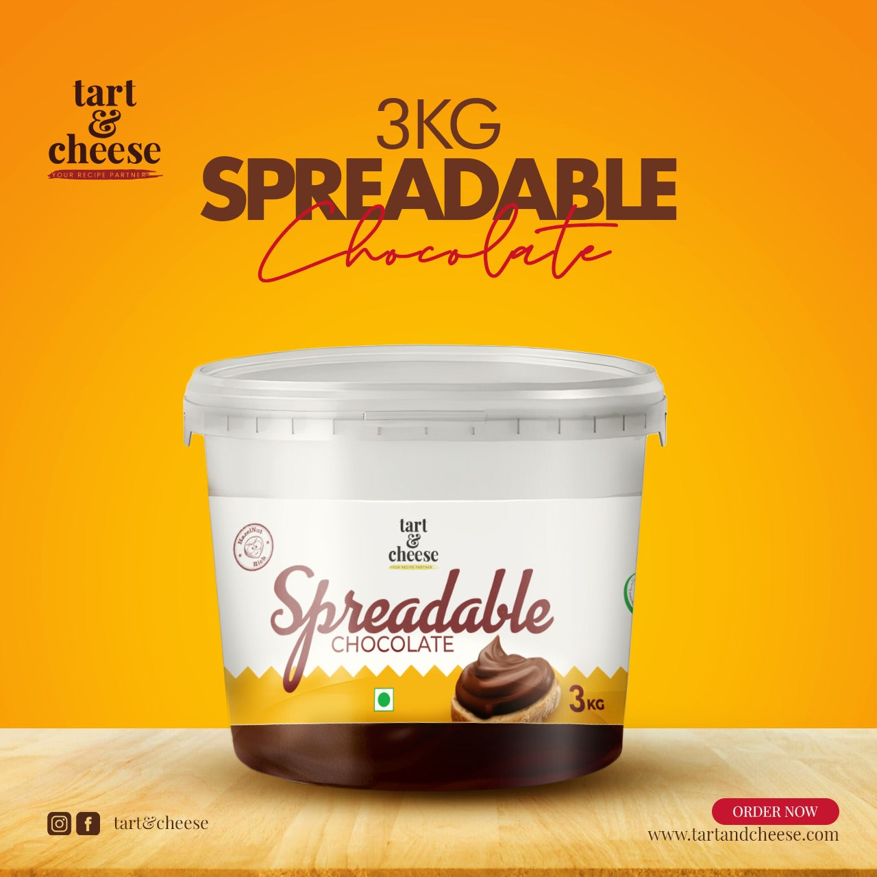 Spreadable Chocolate (3kg) Bucket
